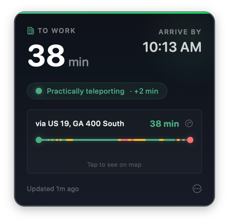 Clear traffic — Practically teleporting (dark)